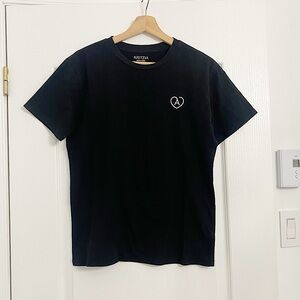 ARITZIA | Black thank you crewneck T-shirt